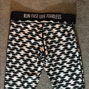 Nike Black and White Dri-FIT Leggings